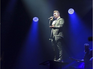 British singer Sam Smith in concert at the Bell Centre in Montreal Monday January 19, 2015.