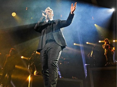 British singer Sam Smith in concert at the Bell Centre in Montreal Monday January 19, 2015.