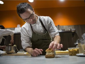 Pastry chef Patrice Demers will make a specially designed pastry trimmed with ice cider to be served Feb. 15.
