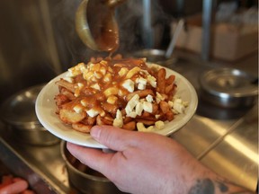 Backstage at La Banquise — because it's always poutine week there ...