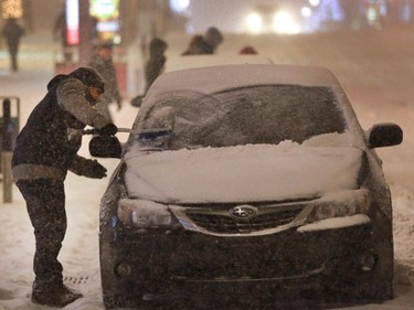 Montreal snow