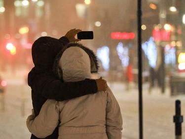 Montreal snow