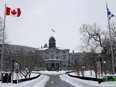 McGill University is seen during a snowfall in Montreal on Friday, January 4, 2013.