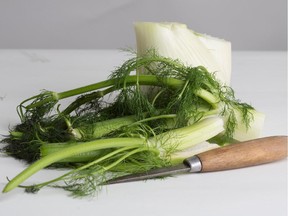 Vegetable stems like fennel stalks that are too fibrous to cook can add vitamins and flavour to soup stocks.
