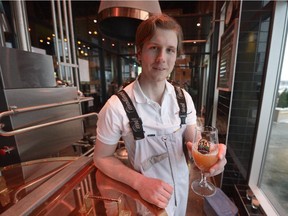 Daniel Ablenas a 24-year-old craft brewer who is entering his Saison de l'ouest craft beer in a contest with a chance to win the grand prize of the master-brewer trophy handed out at an international testing in Portland Oregon in April.