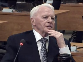Gille Cloutier, formerly of engineering firms Roche and Dessau, testifies at the Charbonneau Commission Wednesday, May 1, 2013.