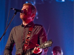 “If there was ever a plan at the beginning of the Pornographers, it was to be a party band that was still a really great band," says singer/guitarist A.C. Newman, pictured at Montreal's Le National in 2010.