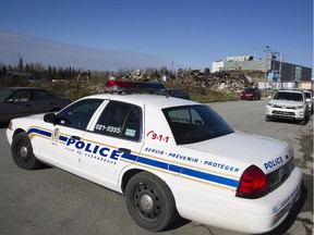 A Sherbrooke police vehicle.