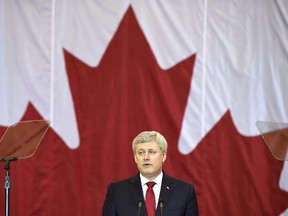 Prime Minister Stephen Harper makes an announcement regarding changes to Canada's anti-terror laws in Richmond Hill, Ont., on Friday, Jan. 30, 2015.