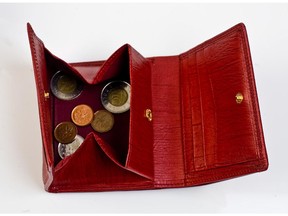 Mikisue's coin-friendly wallet.