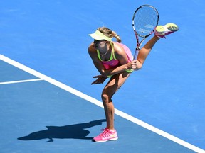 Eugenie Bouchard will play in the quarterfinals of the Australian Open, which begin on Tuesday.