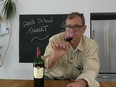 Gazette wine critic Bill Zacharkiw enjoying a glass of tannic tannat.