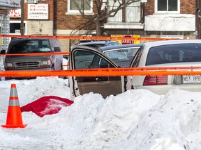 A 53-year-old man is Montreal's 4th homicide of the year. A passerby found the body on the sidewalk on 15th Avenue between Bélanger Ave. and Bélair St. outside a halfway house at approximately 6:45 a.m. in Montreal, on Wednesday, February 11, 2015.