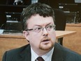 Yves Cadotte, a former vice-president at SNC- Lavalin, testifies before the Charbonneau Commission in Montreal on March 14, 2013.