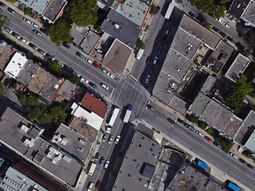 The corner of St-Hubert and Ontario Sts. as seen from Google Maps.