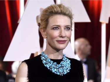 Actress Cate Blanchett attends the 87th Annual Academy Awards Feb. 22, 2015.