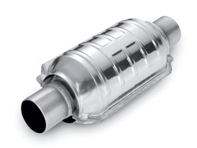 A catalytic converter.