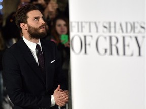 British actor Jamie Dornan ahead of the UK premiere of Fifty Shades of Grey Feb. 12, 2015.