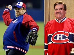 Montreal Mayor Denis Coderre in March 2013 (left) and February 2015.