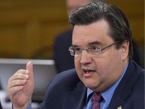 Quebec Premier Phillipe Couillard and Montreal Mayor Denis Coderre (shown) announced the principal program office of Future Earth for Montreal on Friday.