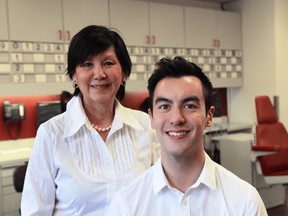 Orthodontists Dr. Rosalinda Go and her son, Dr. Nicholas Go Thorpe.