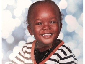 Elijah Marsh, 3, is shown in an undated police handout photo.  An online campaign has been started to raise money for the funeral of a three-year-old Toronto boy who died after freezing in the bitter cold outdoors. Elijah Marsh walked away from a north-end apartment building early Thursday and was found about six hours later in the corner of a nearby backyard.