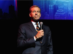NEW YORK, NY - NOVEMBER 05:  NBC News Anchor Brian Williams speaks onstage at The New York Comedy Festival and The Bob Woodruff Foundation present the 8th Annual Stand Up For Heroes Event at The Theater at Madison Square Garden on November 5, 2014 in New York City.