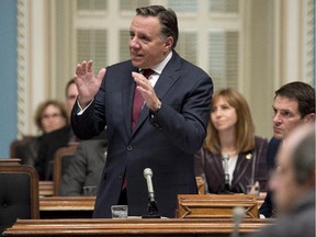 Coalition Avenir Québec Leader François Legault says PQ Leader Pierre Karl Péladeau is creating uncertainty in Quebec.