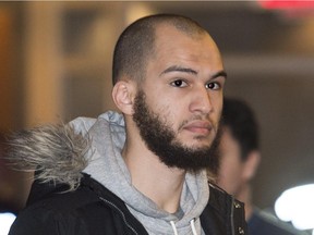 Merouane Ghalmi as he arrived at the Montreal Courthouse in February.