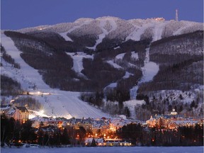 Mont Tremblant sparkles after dark with night skiing and night life.