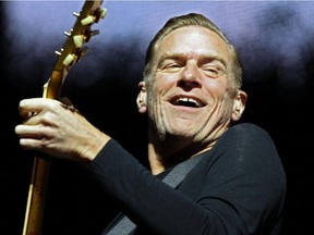 Bryan Adams, shown in 2012 at the Bell Centre, is back in town this week,