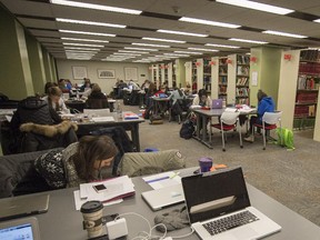 McLennan is the biggest and busiest of all the libraries at McGill, seen here on Thursday, December 4, 2014.