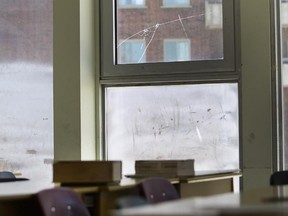 Over the weekend vandals targeted Ecoles Mulsulmanes de Montréal high school campus , a Montreal Muslim school. Staff discovered a shattered classroom window when they arrived Monday morning at the single-story building on Cavendish Blvd , principal Fouzi Belaiboud said. Vandalism at  the Muslim high school in Notre-Dame-de-Grâce is raising fears of anti-Muslim violence.