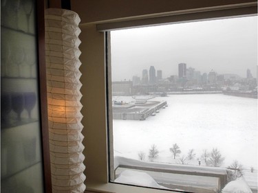 A view of the Montreal harbour.