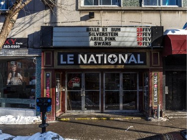 Now: The Théâtre National, built in 1900, is now Le National, a music and live entertainment venue.