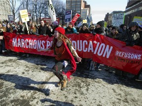 Montreal education protest
