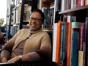 McGill University professor Adelle Blackett sits in her office in the New Chancellor Day Hall building in Montreal on Tuesday February 3, 2015.