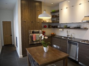 "After" photos of a recently renovated kitchen at a home located near Parc Lafontaine in Montreal, Wednesday, Feb. 4, 2015.