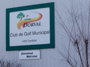 The clubhouse of the Dorval Municipal Golf course has been moved next to a sports field at . Academie Ste-Anne.