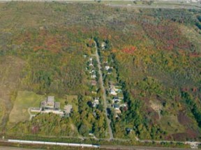 Angell Woods in Beaconsfield is a green space that has a housing development right in the middle of it.