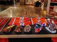 Montreal Canadiens memorabilia on display at City Hall as part of the "Montreal ville de hockey" exhibition.  (City of Montreal)