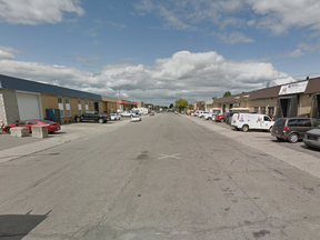 A section of 4th Ave. in Rivière des Prairies where a fire broke out in a car wash Feb. 4, 2015.