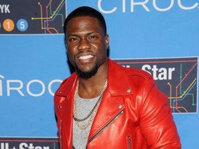 Kevin Hart is seen here in a file photo; photographers were not permitted to shoot his show Friday night at the Bell Centre as part of Just for Laughs.