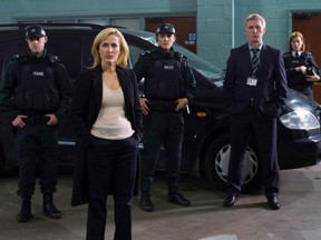 Gillian Anderson stars in The Fall as a detective named Stella Gibson, on the hunt for a serial killer.