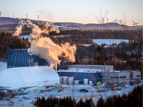 Undated photo of Orbite Aluminae Cap Chat commercial-scale plant in the Gaspé region.