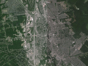 St-Jérôme, Quebec as seen from Google Maps.