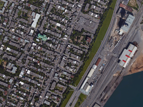 The corner of Ste- Catherine St. E and Joliette St. as seen from Google Maps.