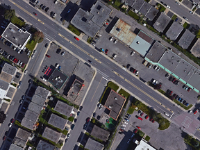 The corner of John F. Kennedy St. and Dollard Ave. in LaSalle as seen from Google Maps.