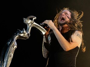 Jonathan Davis of  California nu metal act Korn; the band will revive its ‘90s heyday by performing the songs from its self-titled 1994 debut, as well as a selection of greatest hits.