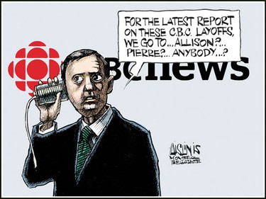 “Throughout Stephen Harper’s regime, the CBC -- our national network -- had been cut and slashed right down to the bare bone.”
